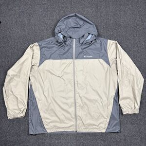 Columbia Jacket Men Omnishield Full Zip Windbreaker Outdoor Lightweight Size 2XL